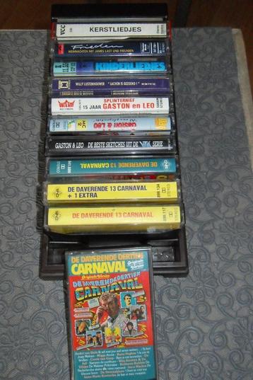 12 cassettes met box