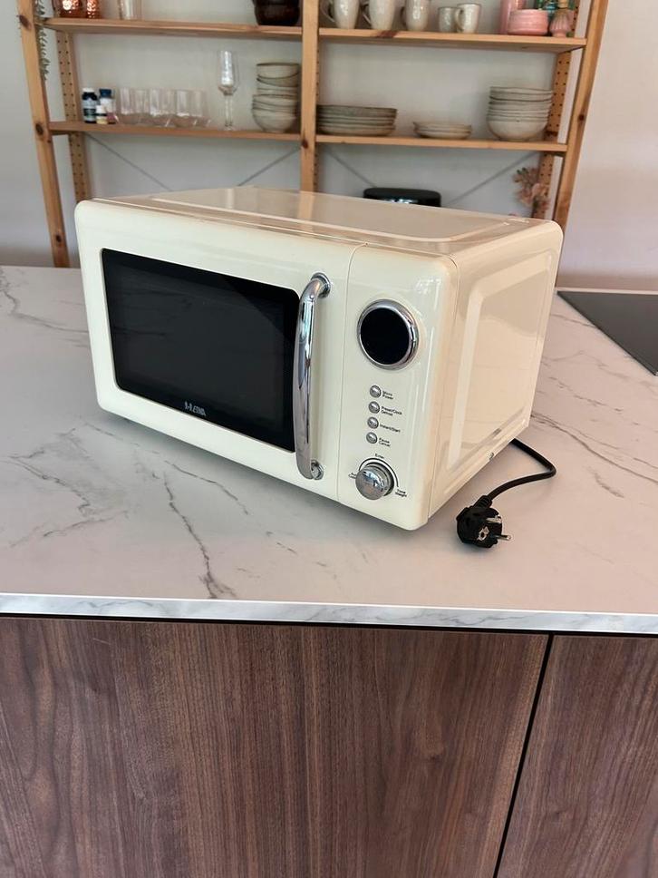 ETNA retro microgolf – vintage design – perfecte staat, Elektronische apparatuur, Microgolfovens, Zo goed als nieuw, Draaiplateau