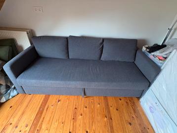Canapé-lit (3 personnes), Neuf, 100 cm, Gris, Enlèvement
