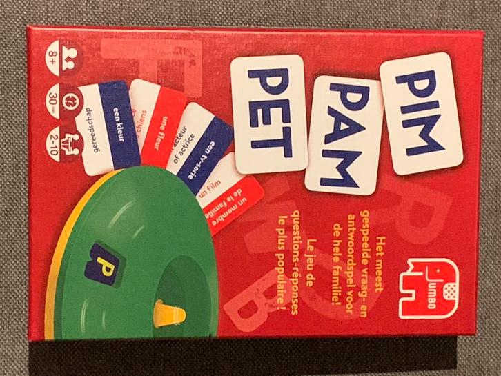 Pim Pam Pet, Hobby en Vrije tijd, Gezelschapsspellen | Kaartspellen, Zo goed als nieuw, Ophalen of Verzenden