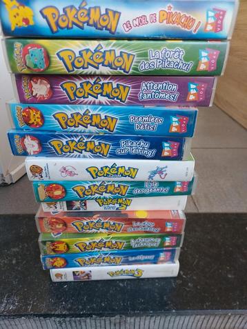 Lot de VHS pokemon, CD & DVD, Enlèvement ou Envoi, Comme neuf