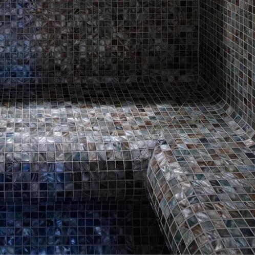 Deep Sea Shell Natural15x15x2cmm op matje 300x300x2mm, Doe-het-zelf en Bouw, Tegels, Nieuw, Wandtegels, Overige materialen, 20 tot 40 cm