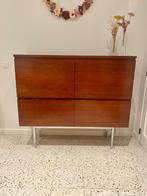 Vintage barkast / dressoir / highboard, 25 tot 50 cm, 100 tot 150 cm, Gebruikt, Met deur(en)