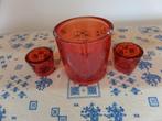 Vase, Huis en Inrichting, Woonaccessoires | Vazen, Ophalen, Minder dan 50 cm, Rood, Glas