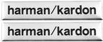 Harman / Kardon Aluminium plaatje set #1, Verzamelen, Stickers, Verzenden, Nieuw, Overige typen