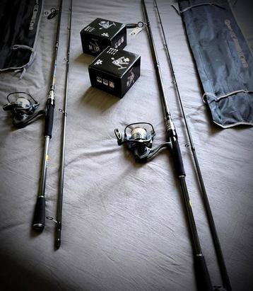 Maximus hengels /300 cm/15-60gr + 4000 haspel + vlechtwerk  beschikbaar voor biedingen