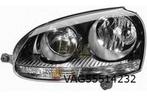 Volkswagen Golf V Koplamp Rechts (GTi) (Zwart / Chrome) OES!, Verzenden, Nieuw, Volkswagen