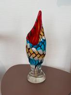 Vase coquillage en verre de Murano belles couleurs 34cm de h