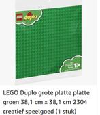 Lego Duplo Groene bouwplaat 38x38 cm, Kinderen en Baby's, Ophalen, Zo goed als nieuw, Duplo