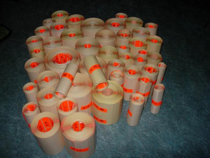 Rode prijsstickers, Diversen, Papierwaren, Zo goed als nieuw, Ophalen of Verzenden