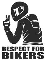 Respect For Bikers Sticker, Ophalen of Verzenden