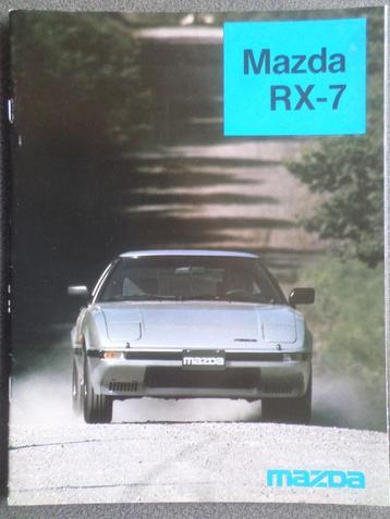 Brochure de la Mazda RX-7, Enlèvement ou Envoi, Mazda
