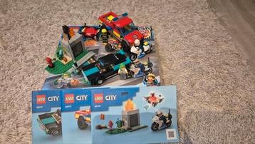 LEGO City Brandweer & Politie Achtervolging - 60319 beschikbaar voor biedingen