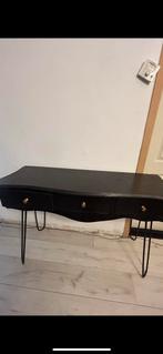 zwart wandtafel B119 D39 H78(zonder poten), Huis en Inrichting, Tafels | Sidetables, Ophalen, Zo goed als nieuw