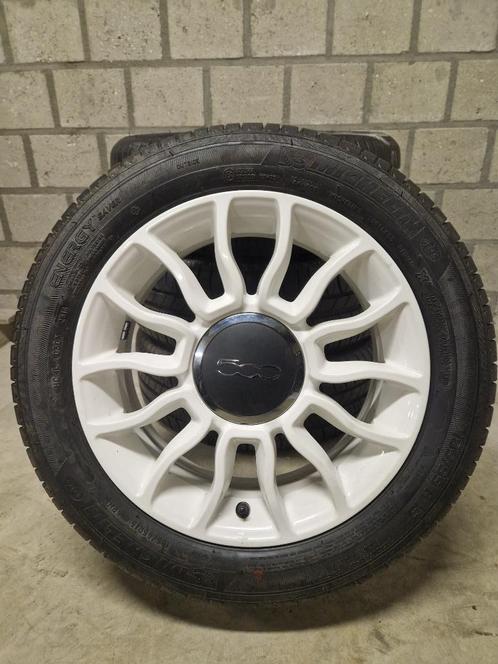 Fiat 500 velgen met banden, Auto-onderdelen, Banden en Velgen, Banden en Velgen, Zomerbanden, 15 inch, 185 mm, Personenwagen, Ophalen