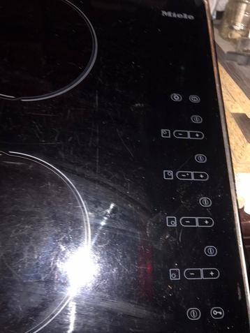Miele  inductie kookplaat, Electroménager, Tables de cuisson, Enlèvement, Utilisé, Électrique, 4 zones de cuisson