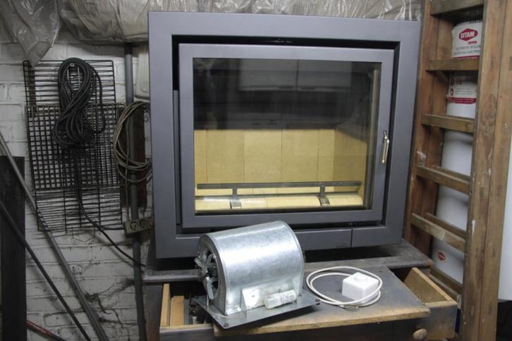 Cassette Bodart & Gonay Mod.Opti 704, Huis en Inrichting, Kachels, Zo goed als nieuw, Inbouw, Houtkachel, Hout, Ophalen