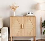 Dressoir met opbergruimte met twee rotandeuren NIEUW, Huis en Inrichting, Overige materialen, Met deur(en), Nieuw, 25 tot 50 cm