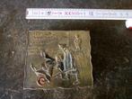 Vintage metalen doosje manneke pis Brussel, Ophalen of Verzenden, Gebruikt