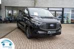Ford Transit Custom DC 6 PL  L2H1 2.0 D 170 PK Automaat LIM, Auto's, 1995 cc, Zwart, Diesel, 6 zetels