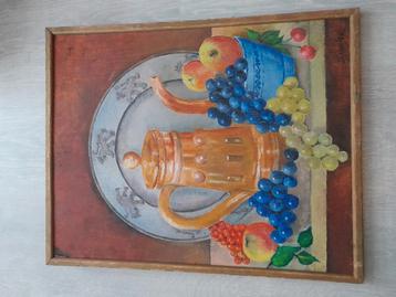 schilderij op hardboard l,mahieu  beschikbaar voor biedingen