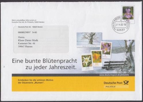 ALLEMAGNE - Entier postal Splendeur de fleurs panachées [Mic, Timbres & Monnaies, Timbres | Europe | Allemagne, Affranchi, 1990 à nos jours