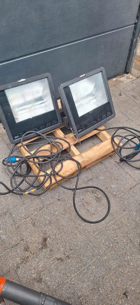 Projector voor de bouw, hal- of magazijnprojector 400W, Doe-het-zelf en Bouw, Bouwverlichting, Zo goed als nieuw, Ophalen