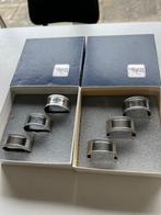 servetringen– 2 x  6 stuks – 2 modellen, Ophalen, Overige materialen, Overige typen, Zo goed als nieuw