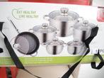Pannen set 12 stuks nieuw!, Neuf, Inox, Enlèvement ou Envoi, Qw