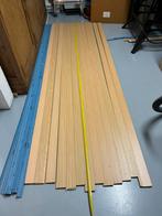 Vele lopende meters plinten, Doe-het-zelf en Bouw, Hout en Planken, Ophalen, Gebruikt, Overige houtsoorten, Overige typen