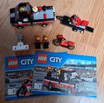 Lego city racemotor transport 60084, complete set, Comme neuf, Ensemble complet, Lego, Enlèvement ou Envoi