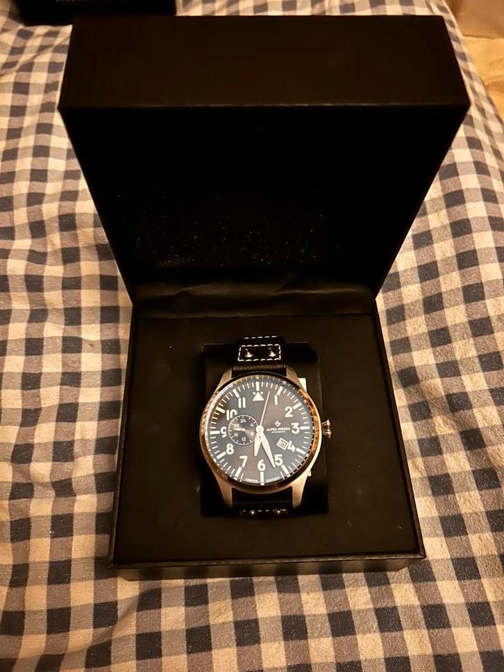 Alpha Sierra Automatic AM1, Handtassen en Accessoires, Horloges | Heren, Zo goed als nieuw, Ophalen of Verzenden