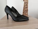 Pumps / zwart leder / VIA UNO /37, Verzenden, Zo goed als nieuw, Zwart, Pumps