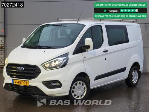 Ford Transit Custom 105pk Dubbel Cabine Imperiaal Trekhaak A, Auto's, Bestelwagens en Lichte vracht, Bedrijf, Te koop, Airconditioning