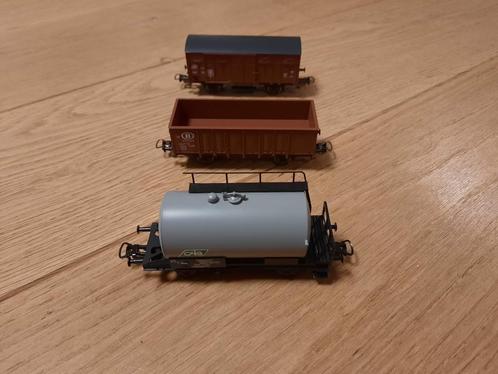 Piko 96084 - coffret de 3 wagons SNCB, Hobby en Vrije tijd, Modeltreinen | H0, Zo goed als nieuw, Wagon, Piko, Ophalen of Verzenden