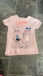 Roze t-shirt, Kinderen en Baby's, Kinderkleding | Maat 140, Ophalen, Zo goed als nieuw