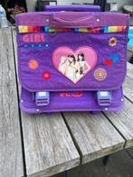 Paarse boekentas van de “oude” K3, Handtassen en Accessoires, Tassen | Schooltassen, Ophalen, Gebruikt, Paars, Aktetas of Boekentas