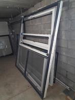 REHAU porte fenêtres coulissantes+fenêtre double, Châssis de fenêtre, Synthétique, Enlèvement, Utilisé