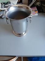 Seau à champagne Jean Couzon inox 22,5 cm de haut, Huis en Inrichting, Keuken | Servies, Ophalen, Overige materialen, Gebruikt