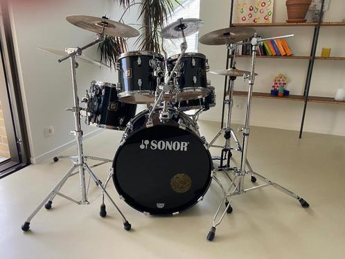 Drumstel Sonor, Muziek en Instrumenten, Drumstellen en Slagwerk, Gebruikt, Sonor, Ophalen
