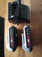 2 batterijen met lader, Ophalen, Gebruikt
