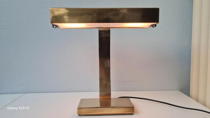 Flamingo-bankierslamp, Huis en Inrichting, Lampen | Tafellampen, Zo goed als nieuw, Ophalen