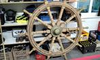 Scheeps wiel totaal gerenoveerd anno 1895  gerenoveerd  hout, Ophalen of Verzenden, Kajuit zeil boot antiek