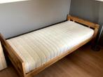 Eenpersoonsbed, Huis en Inrichting, Slaapkamer | Bedden, 90 cm, Gebruikt, Eenpersoons, Bruin
