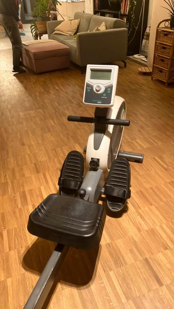 Gratis roeimachine tunturi go, Sport en Fitness, Fitnessapparatuur, Gebruikt, Roeitrainer, Armen, Benen, Borst, Buik, Rug, Overige materialen