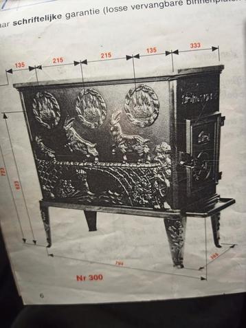 dovre 300, Huis en Inrichting, Kachels, Ophalen, Gebruikt