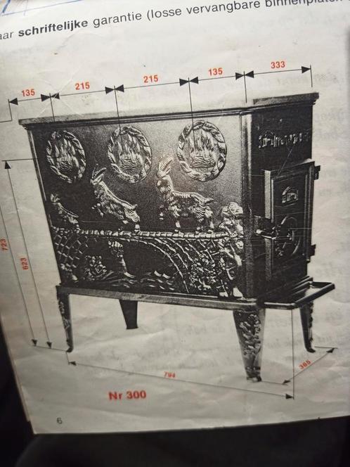 dovre 300, Huis en Inrichting, Kachels, Gebruikt, Ophalen