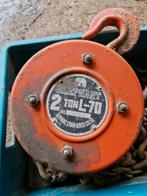 ketting takel 2Ton, Ophalen, Gebruikt, Handmatig