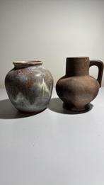 Bruine mooie vaasjes, Ophalen