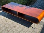Gewelfde houten salontafel of tv-meubel in Eames-stijl, Ophalen, Gebruikt, Teakhout